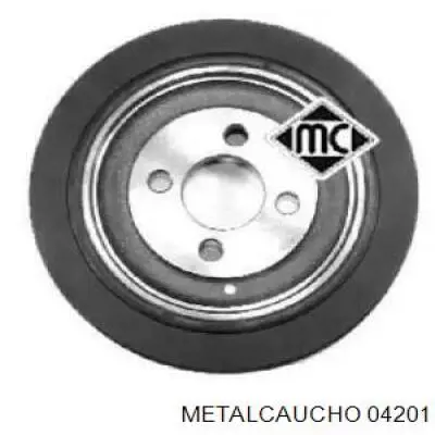 Do koszyka 04201 Metalcaucho Koło pasowe wału korbowego