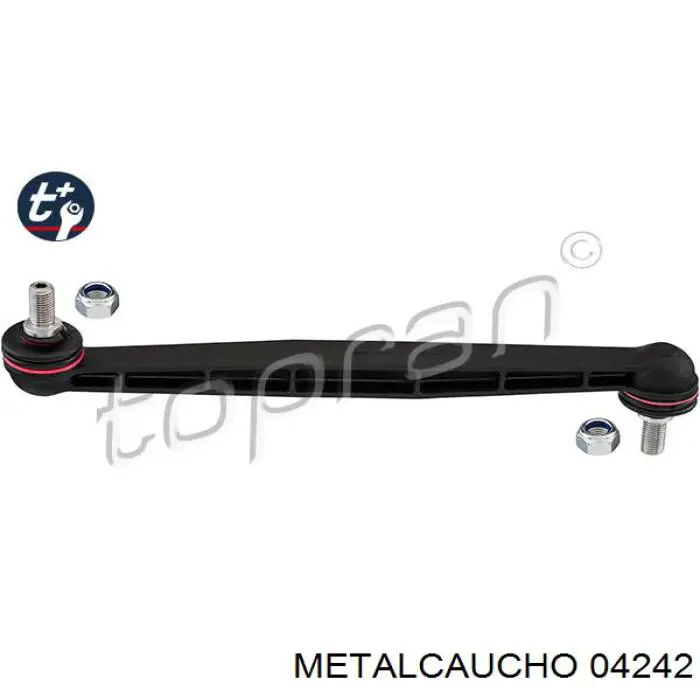 Do koszyka 04242 Metalcaucho Łącznik stabilizatora przedniego