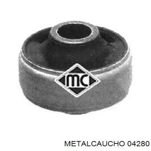 Do koszyka 04280 Metalcaucho Silentblock przedniego wahacza dolnego