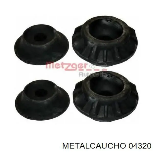 Do koszyka 04320 Metalcaucho Poduszka amortyzatora tylnego