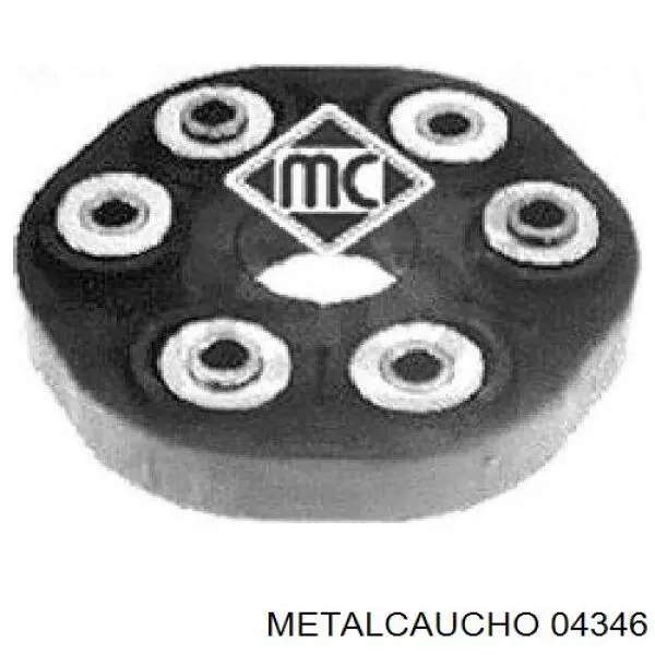 Przegub elastyczny wału przedni Metalcaucho 04346 cena, od 67,34 USD