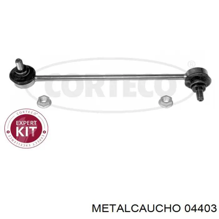 Do koszyka 04403 Metalcaucho Łącznik stabilizatora przedniego prawy