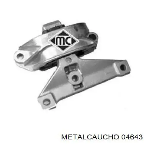 Poduszka (podpora) silnika prawa Metalcaucho 04643 cena, od 70,80 USD