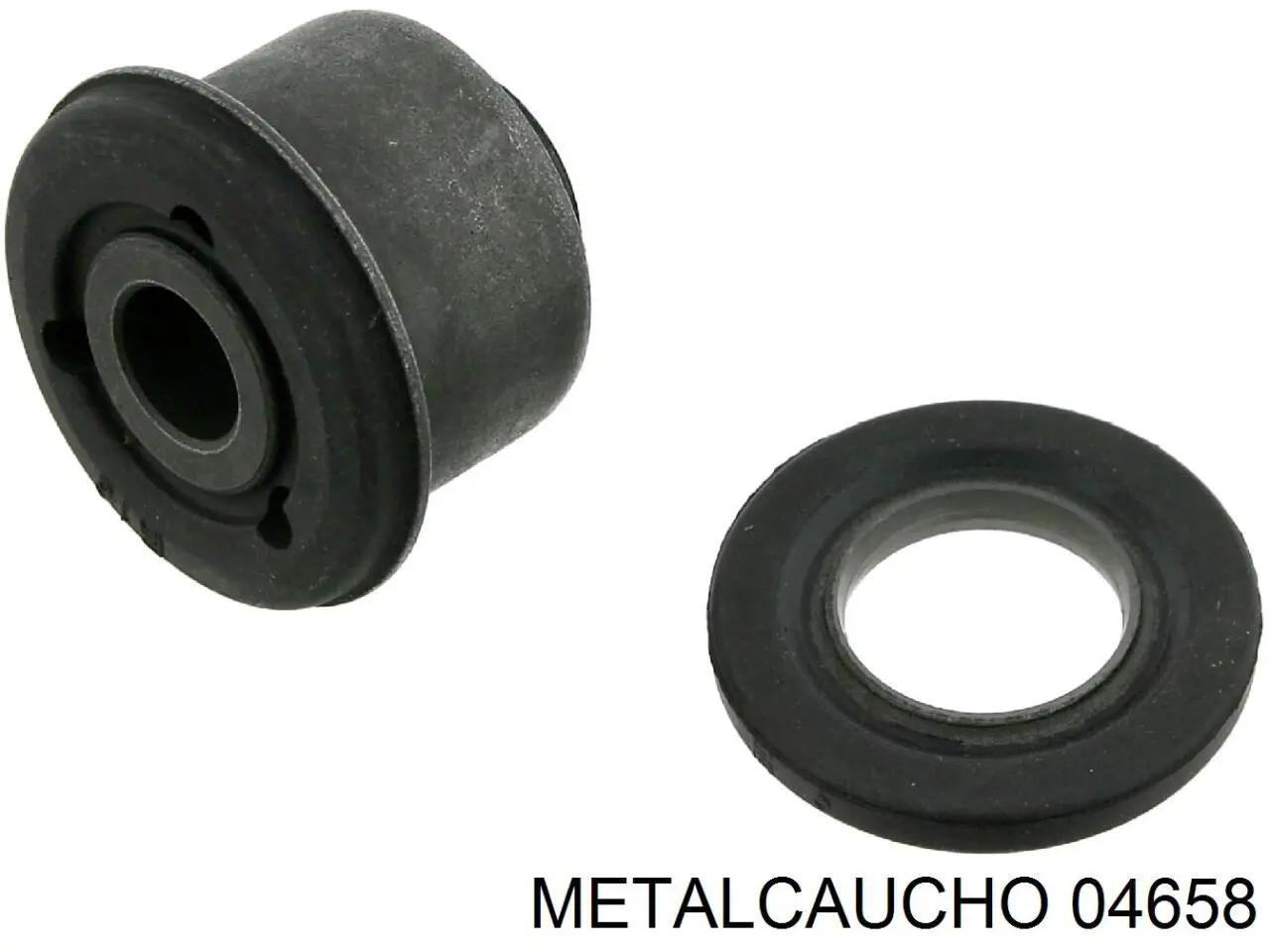 Do koszyka 04658 Metalcaucho Silentblock przedniego wahacza dolnego