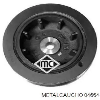 Do koszyka 04664 Metalcaucho Koło pasowe wału korbowego