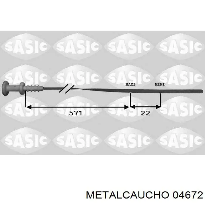 Do koszyka 117279 Peugeot/Citroen Bagnet poziomu oleju w silniku
