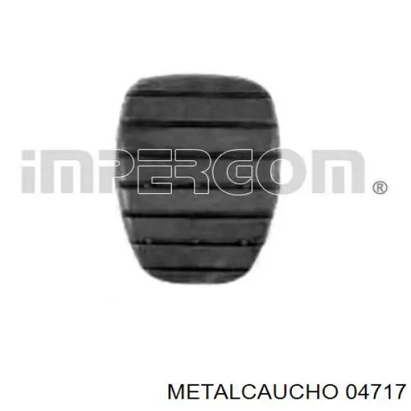 Do koszyka 04717 Metalcaucho Nakładka na pedał sprzęgła