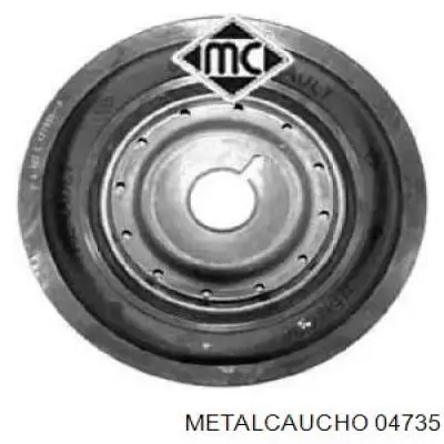 Koło pasowe wału korbowego Metalcaucho 04735 cena, od 48,19 USD
