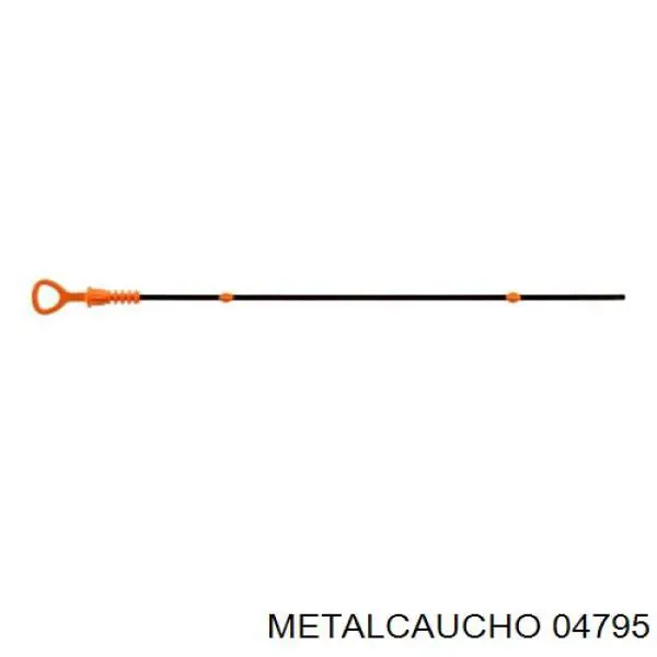04795 Metalcaucho Bagnet poziomu oleju w silniku