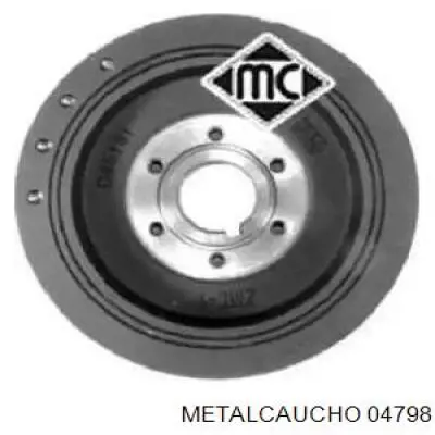 Koło pasowe wału korbowego Metalcaucho 04798 cena, od 58,33 USD