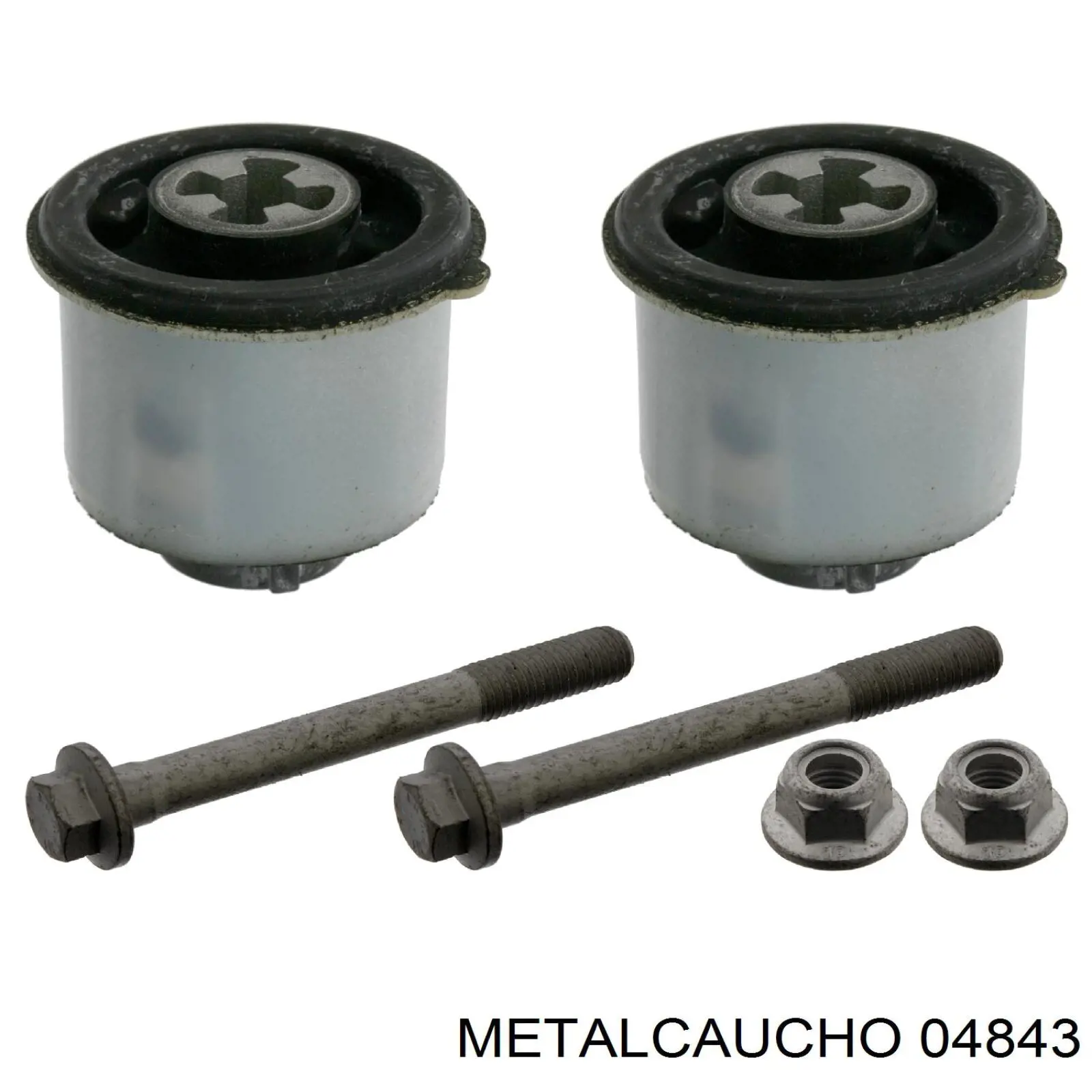 Do koszyka 04843 Metalcaucho Silentblock tylnej belki