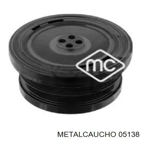 Do koszyka 05138 Metalcaucho Koło pasowe wału korbowego