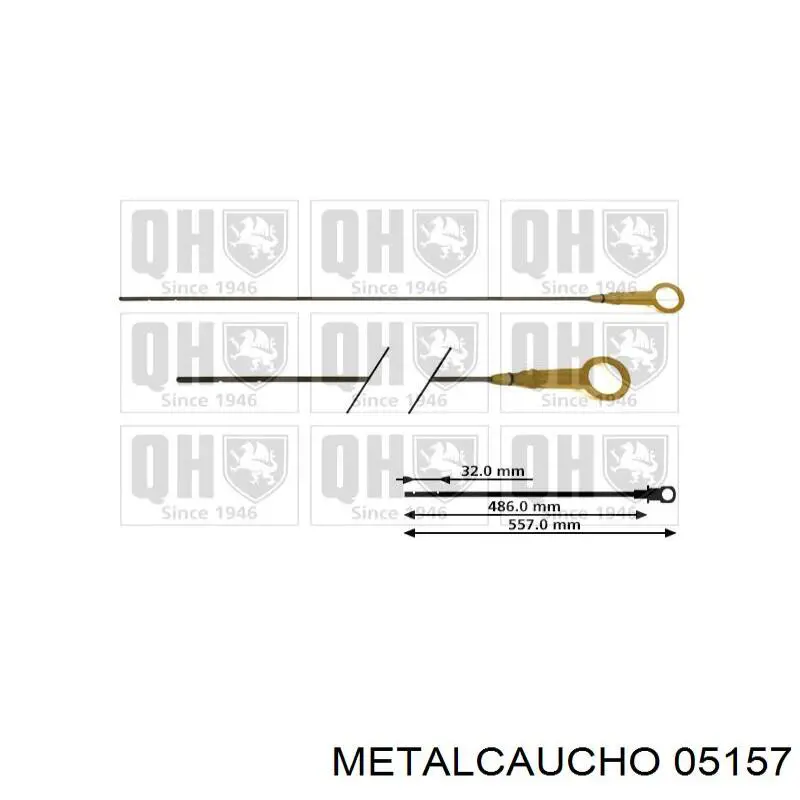 Do koszyka 05157 Metalcaucho Rolka napinacza paska napędowego