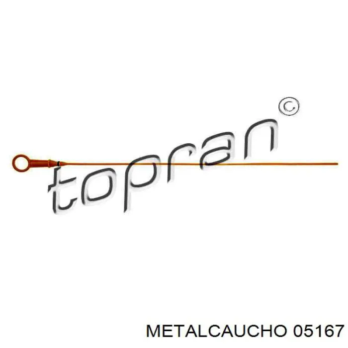 05167 Metalcaucho Bagnet poziomu oleju w silniku