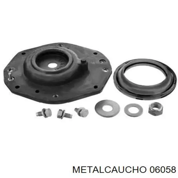 Do koszyka 06058 Metalcaucho Poduszka amortyzatora przedniego