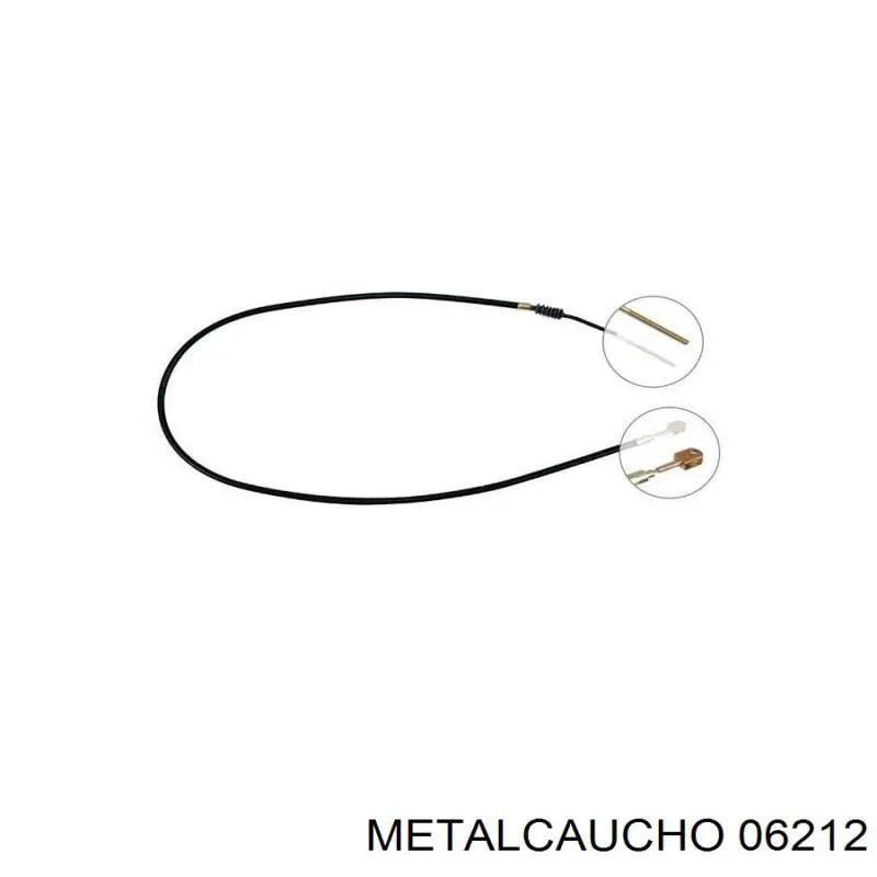 06212 Metalcaucho Poduszka (podpora) silnika lewa