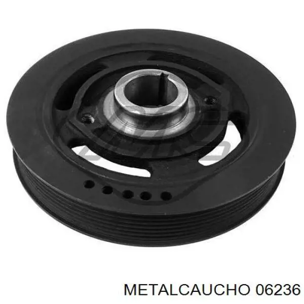 06236 Metalcaucho Koło pasowe wału korbowego