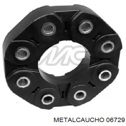 Przegub elastyczny wału przedni Metalcaucho 06729 cena, od 83,68 USD