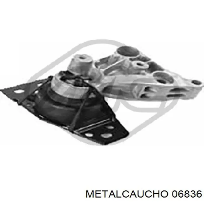 Poduszka (podpora) silnika prawy przednia Metalcaucho 06836 cena, od 89,11 USD