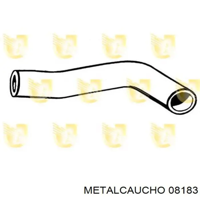 Do koszyka 08183 Metalcaucho Przewód (króciec) układu chłodzenia