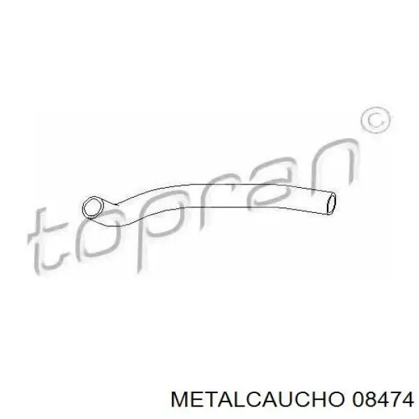 Króciec wentylacji kadłuba (separatora oleju) do Fiat Scudo COMBINATO 220P