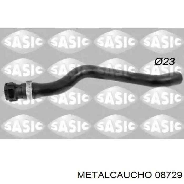 Przewód chłodnicy ogrzewacza (nagrzewnicy), zwrotny Metalcaucho 08729 cena, od 16,30 USD