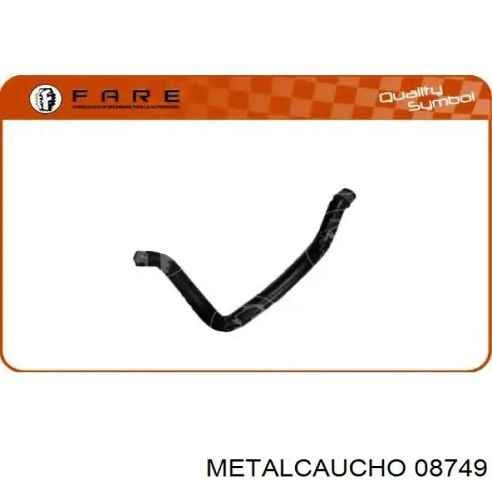 Przewód (króciec) chłodnicy górny Metalcaucho 08749 cena, od 40,47 USD