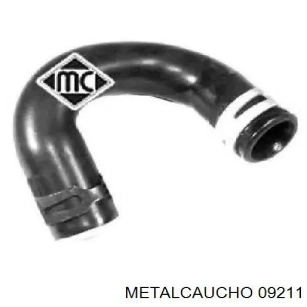 Przewód (króciec) chłodnicy górny Metalcaucho 09211 cena, od 13,65 USD
