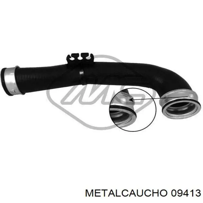Przewód (króciec) intercoolera Metalcaucho 09413 cena, od 46,67 USD