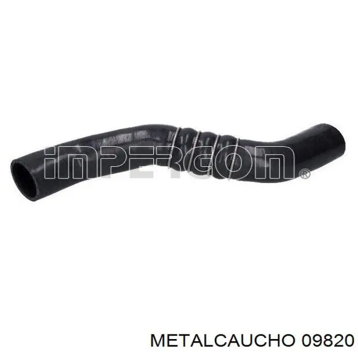 Przewód (króciec) intercoolera Metalcaucho 09820 cena, od 59,59 USD