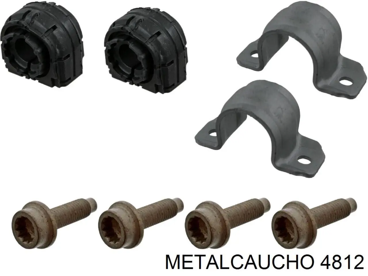 Poduszka (podpora) silnika tylna 4812 Metalcaucho