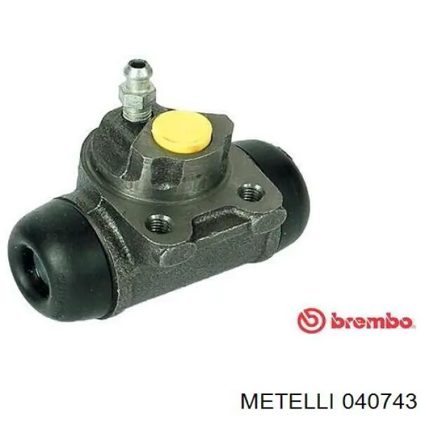 Cylinder hamulcowy roboczy tylny Metelli 040743 cena, od 14,54 USD