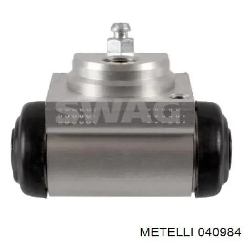 Do koszyka 040984 Metelli Cylinder hamulcowy roboczy tylny