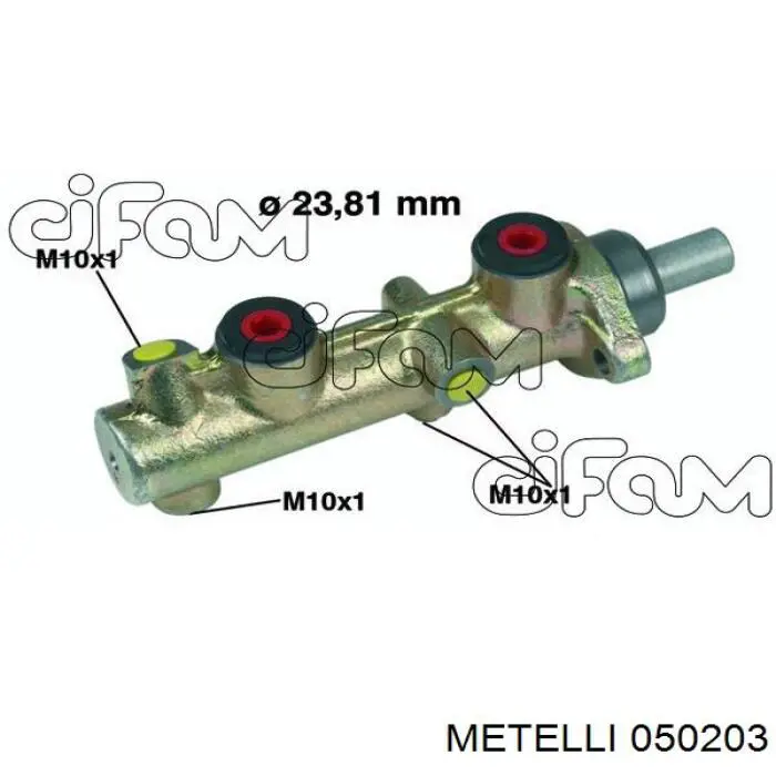 Główny cylinder hamulców Metelli 050203 cena, od 61,46 USD