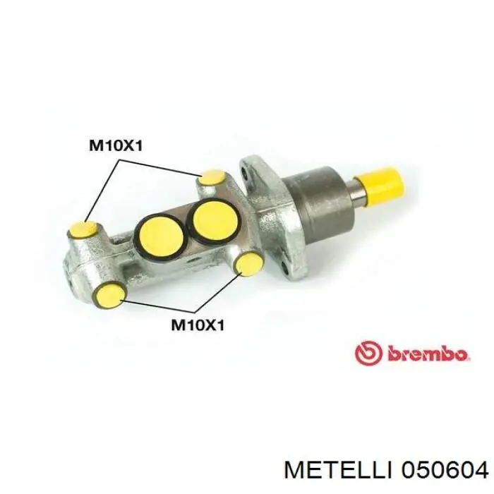Główny cylinder hamulców Metelli 050604 cena, od 64,94 USD