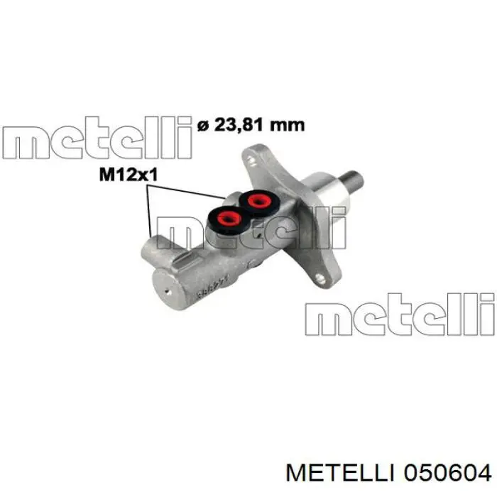 Do koszyka 050604 Metelli Główny cylinder hamulców