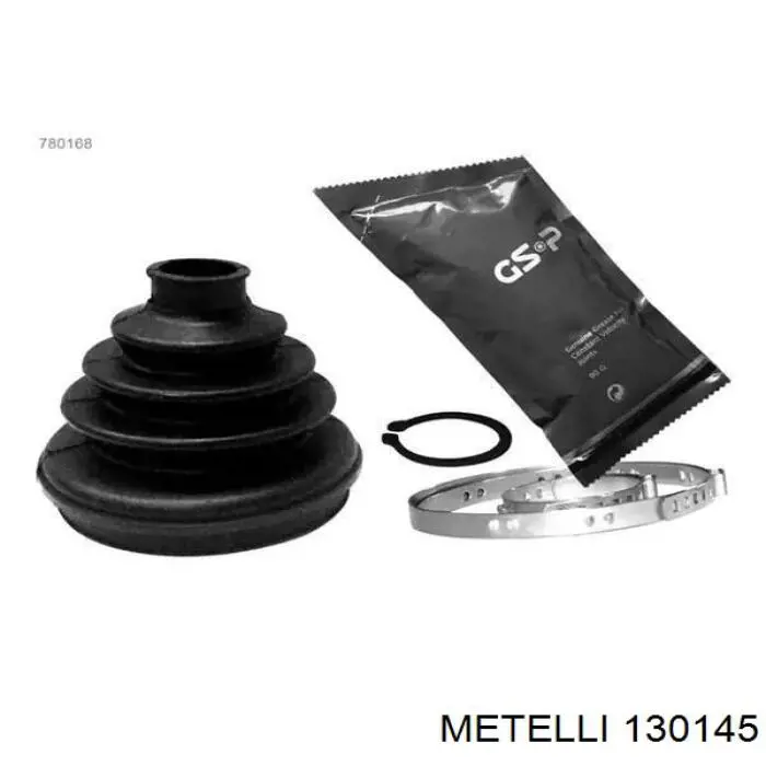 Do koszyka 130145 Metelli Osłona przegubu homokinetycznego półosi przedniej zewnętrzna