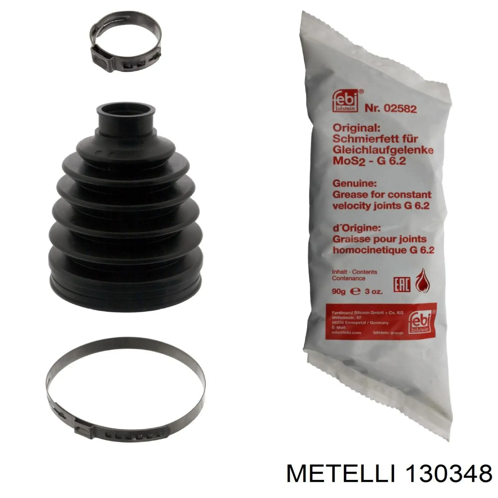 Osłona przegubu homokinetycznego półosi przedniej zewnętrzna Metelli 130348 cena, od 16,65 USD