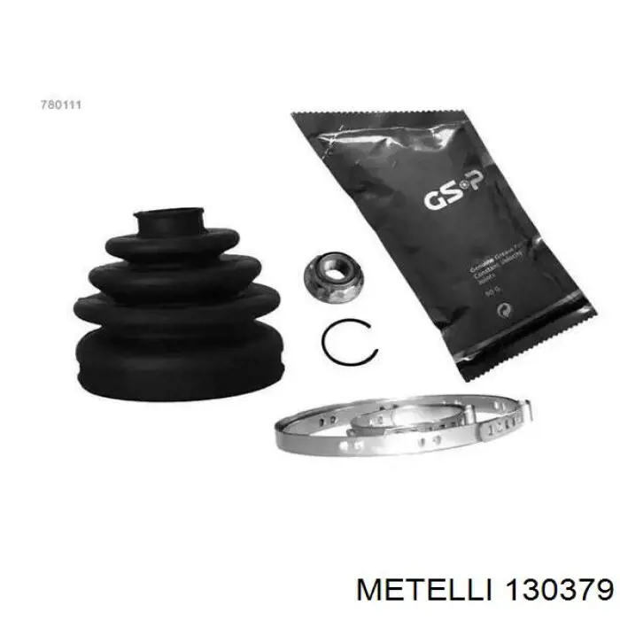 Do koszyka 130379 Metelli Osłona przegubu homokinetycznego półosi przedniej zewnętrzna