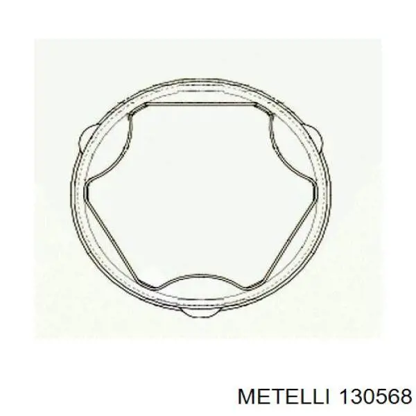 Osłony przegubów homokinetycznych półosi przedniej, zestaw Metelli 130568 cena, od 11,82 USD