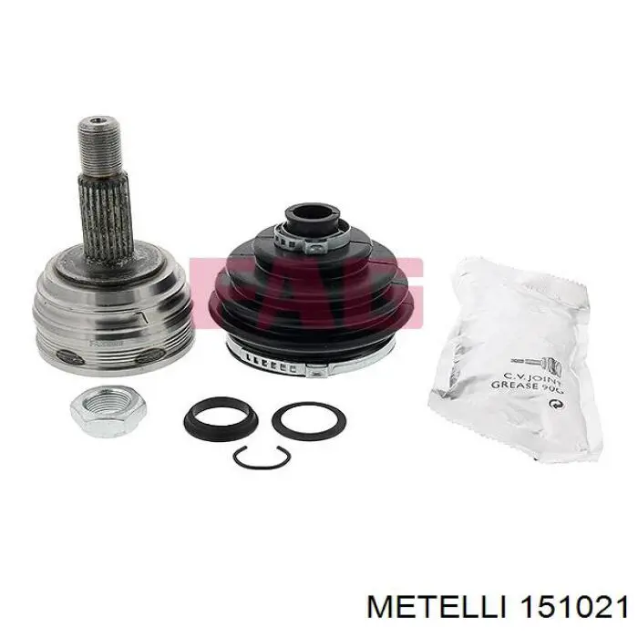 Przegub homokinetyczny przedni zewnętrzny Metelli 151021 cena, od 31,96 USD