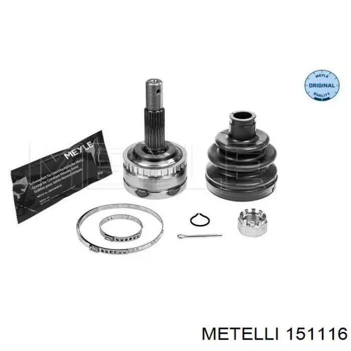 15-1116 Metelli przegub homokinetyczny przedni zewnętrzny