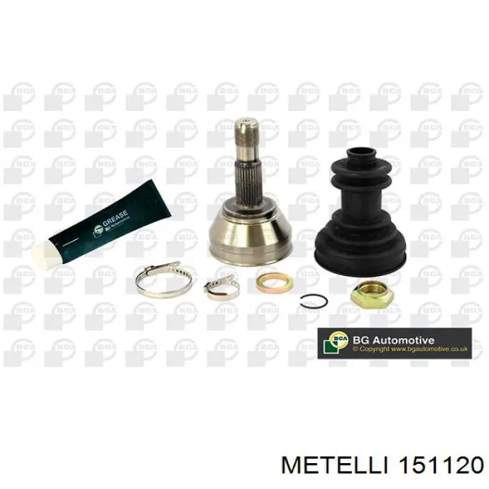 Przegub homokinetyczny przedni zewnętrzny Metelli 151120 cena, od 46,31 USD