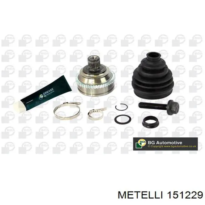 Przegub homokinetyczny przedni zewnętrzny Metelli 151229 cena, od 46,74 USD