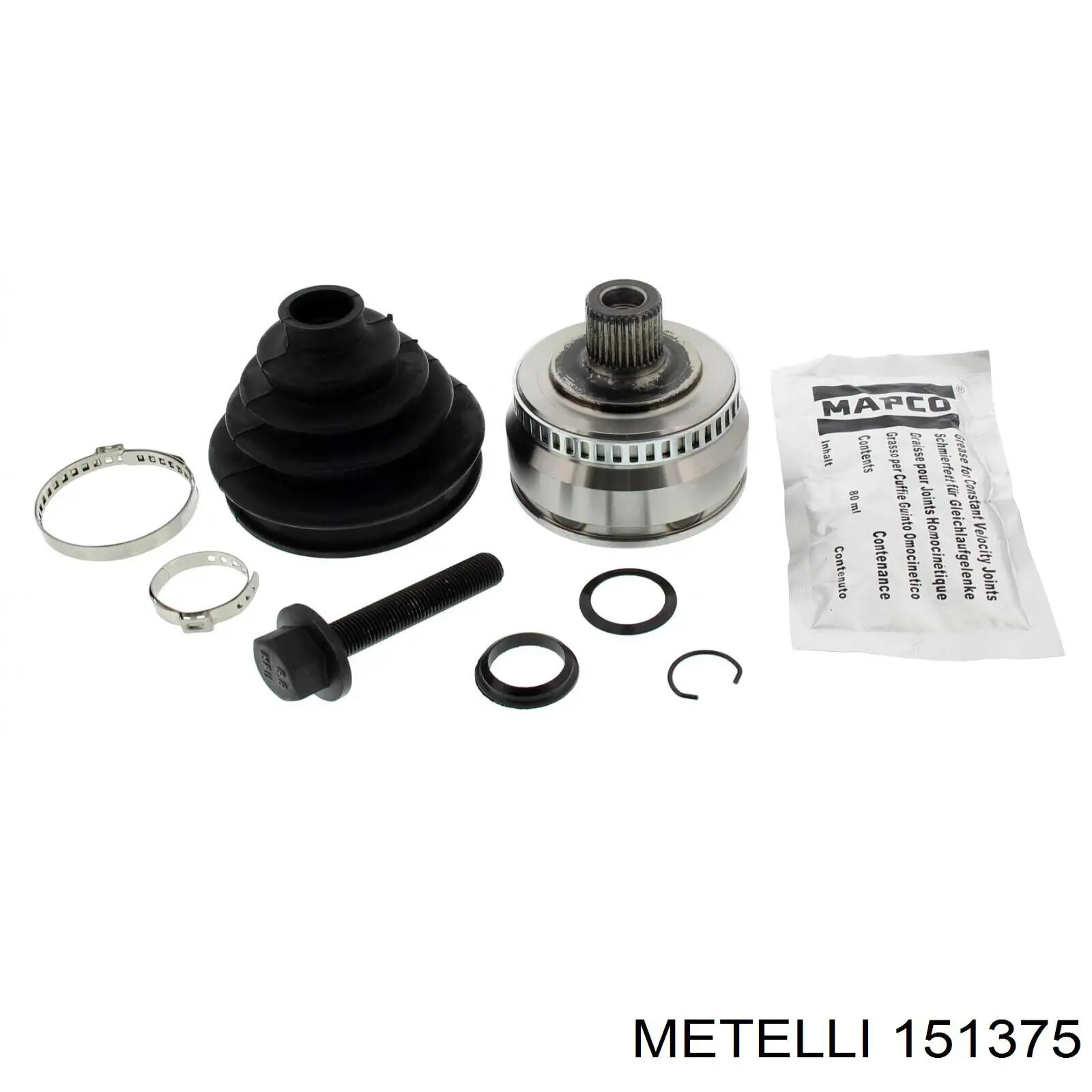 Przegub homokinetyczny przedni zewnętrzny Metelli 151375 cena, od 42,55 USD