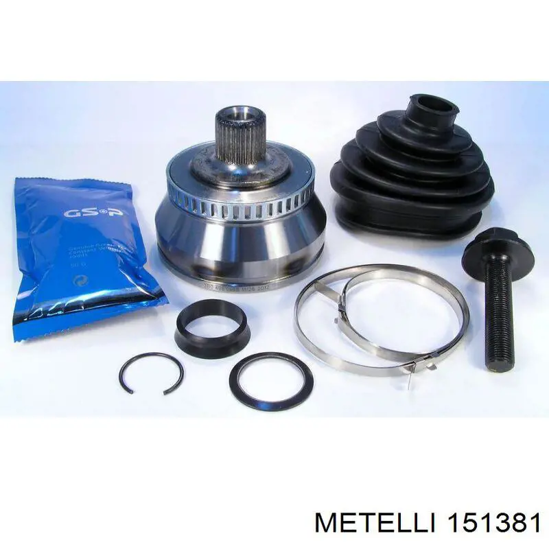Przegub homokinetyczny przedni zewnętrzny Metelli 151381 cena, od 43,14 USD