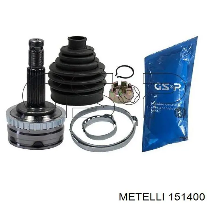 Przegub homokinetyczny przedni zewnętrzny Metelli 151400 cena, od 41,04 USD