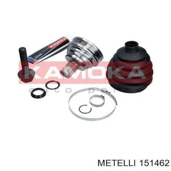 Do koszyka 151462 Metelli Przegub homokinetyczny przedni zewnętrzny