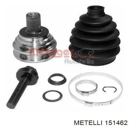 Przegub homokinetyczny przedni zewnętrzny Metelli 151462 cena, od 37,90 USD