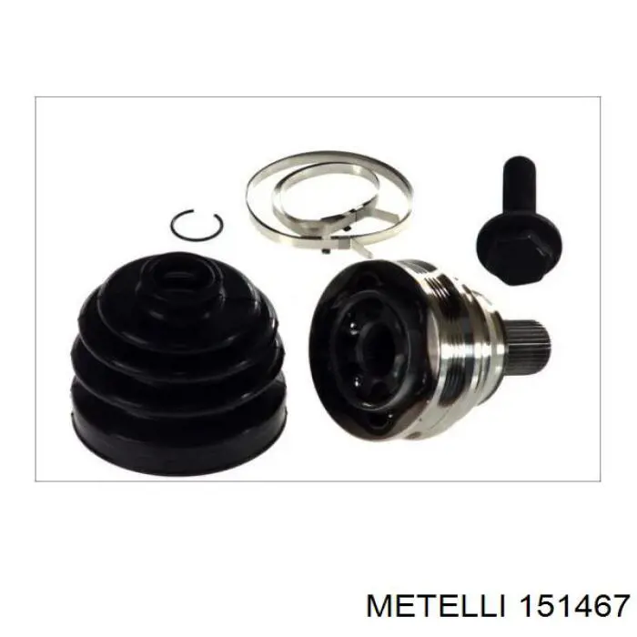 Przegub homokinetyczny przedni zewnętrzny Metelli 151467 cena, od 37,59 USD
